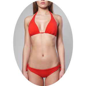 Buy swimsuit Bikini red. Image.