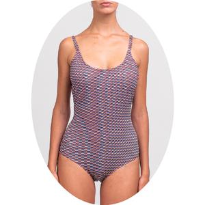 Buy one-piece swimsuit Glitch. Image.
