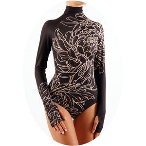 Buy womens bodysuits Сhrysanthemum. Image.