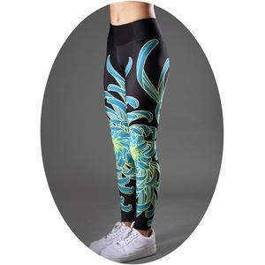 Buy leggings Сhrysanthemum. Image.