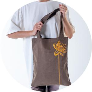 Buy shopping bag Lotus. Image.