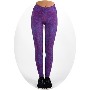 Buy warm leggings Violet Bark. Image.