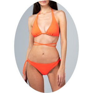 Buy swimsuit Bikini Acid orange. Image.